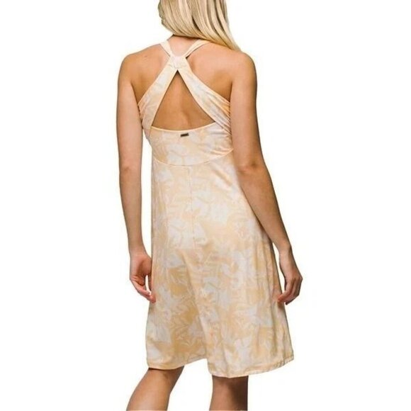 Prana Jewel Lake Summer Dress Sun Kissed Seaside Pockets Built In Bra XS NWT - Picture 2 of 7